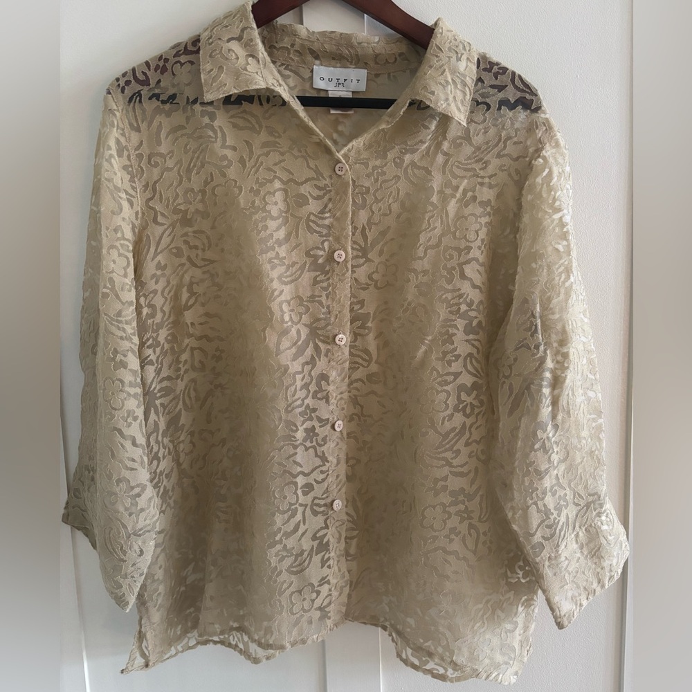 Vintage Outfit JP Women’s Burnout Top